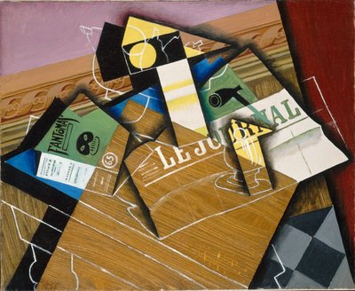 Fantomas, 1915 by Juan Gris